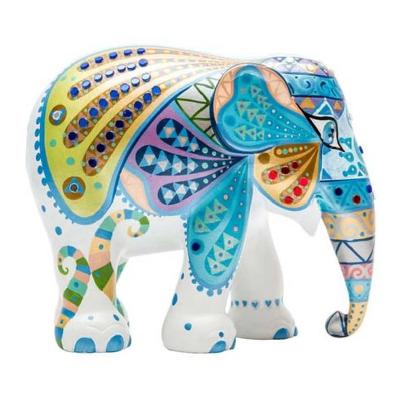 Elephant Parade in terracotta Mosaic Wings 15 cm