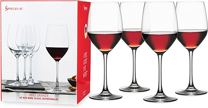 Spiegelau wine lovers red wine glass Grande set 4 bicchieri