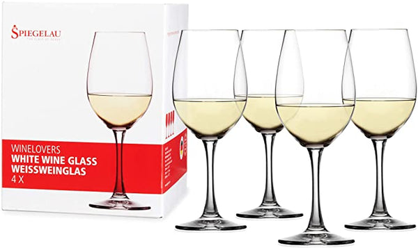 Spiegelau wine lovers White wine glass set 4 bicchieri 