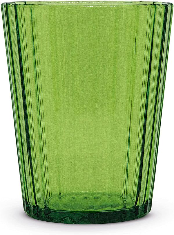 Wd lifestyle set 6 bicchieri materiale acrilico colore verde 