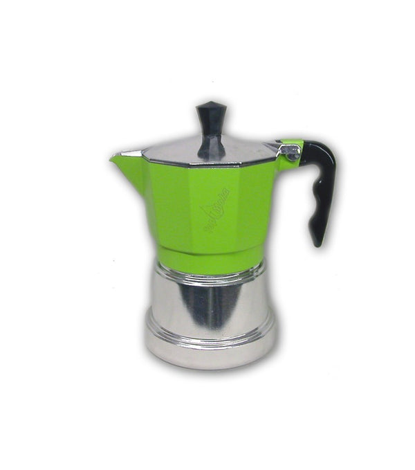 Caffettiera  Espresso Classica   Verde -Grigio  6tazze