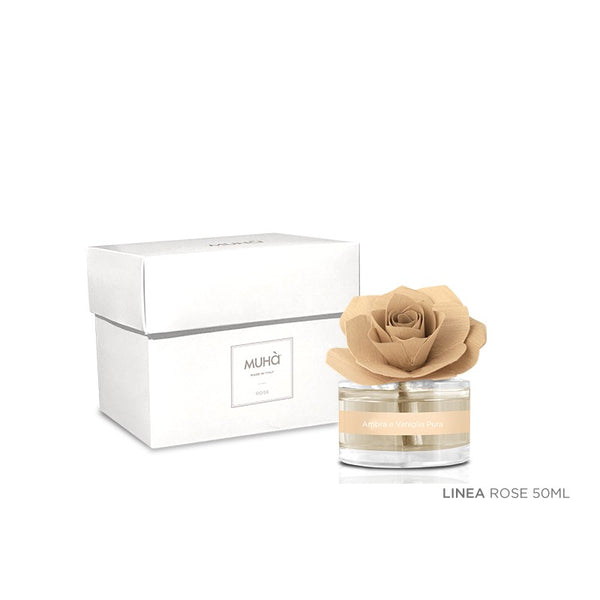 Profumatore dìambiente Rose Diffuser Vaniglia e Ambra Pura 50 ml