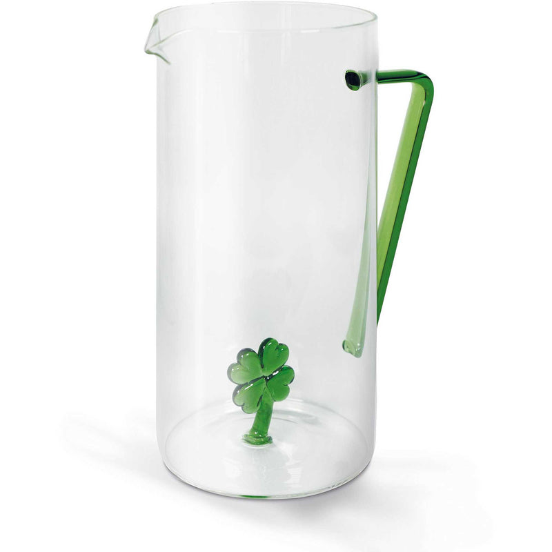 Brocca Figura Colorata in Vetro  Borosilicato Pesce 1.7 L