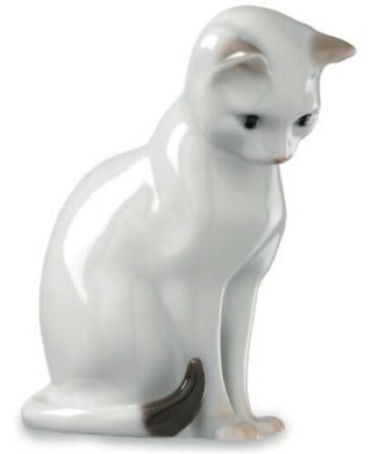 Royal Copenhagen gatto bianco in porcellana 11cm