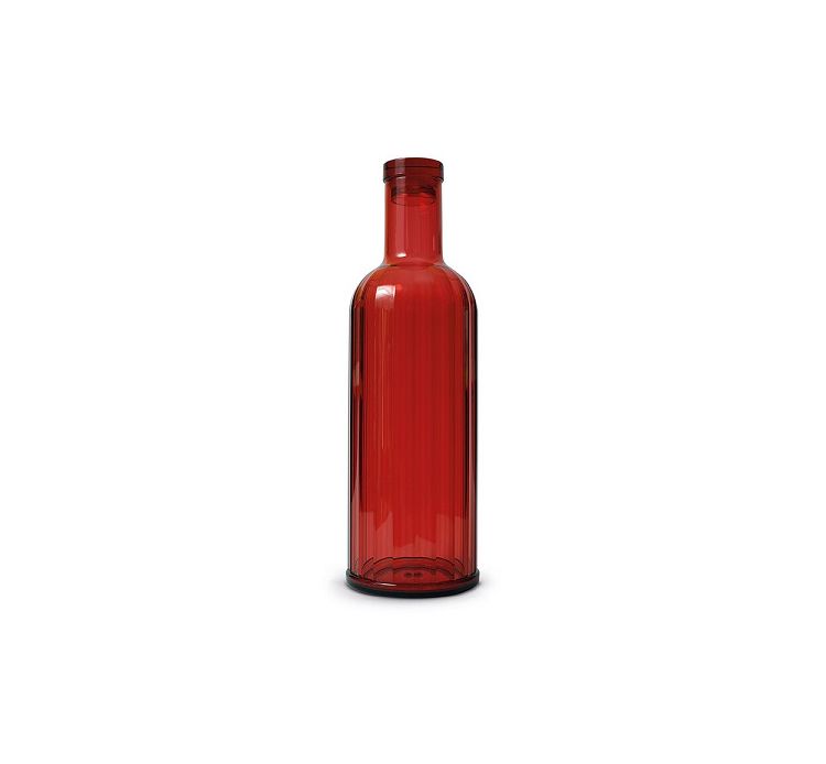 Wd life style bottiglia materiale acrilico colore rosso